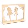 The shadow theater based on the Russian folk tale "Three Bears"