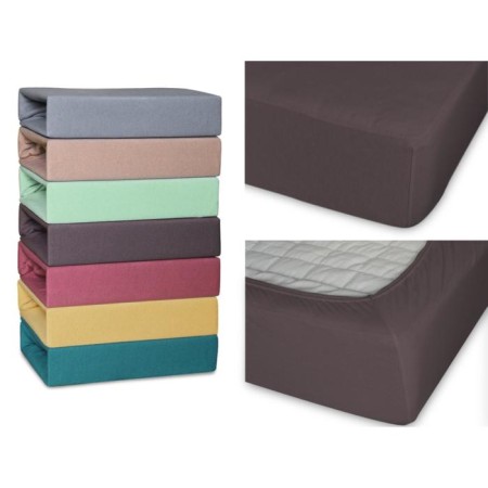 Cleo gum sheet, knitwear, size 90x200x25 cm, chocolate color