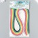 Strips for quilling "Color" (nr 240 strips) width 0.5 cm length 54 cm 26x11x0.5 cm