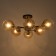 Sender chandelier 6he27 40W black and gold 58x58x27 cm