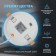Lamp built -in era LED, IP20, 6W, 118 mm, 6500k, 210lm, white color