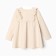 Платье для девочки с рюшей KAFTAN "Basic line", размер 34 (122-128), цвет кремовый