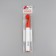 Knitting hook, d = 15 mm, 17 cm, white/red color