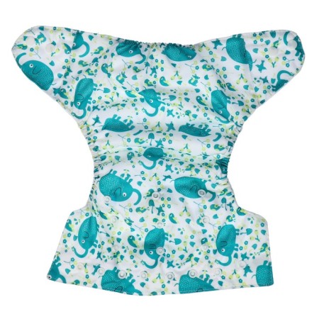 Reusable diaper "Elephants"-5