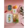 A set of food containers of the Dolyan Lemons, 3 pcs: 150 ml, 500 ml, 1.2 l, rectangular