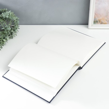 Photo album traditional on 30 sheets 29x32 cm blue-2
