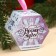 Chocolate bombing with marshmallow, Christmas ball, 35 g.