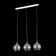 ICEBERG 3x60W lamp E14 Nickel 57x15cm