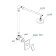 The shower system waserkraft a12610, built -in, tropical shower, color of light bronze