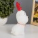 Non -chip "deer with horns" 1W white 10.5x8x14 cm Risalux