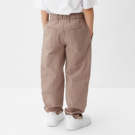 Pants for the boy KAFTAN, size 32 (110-116 cm), beige-3