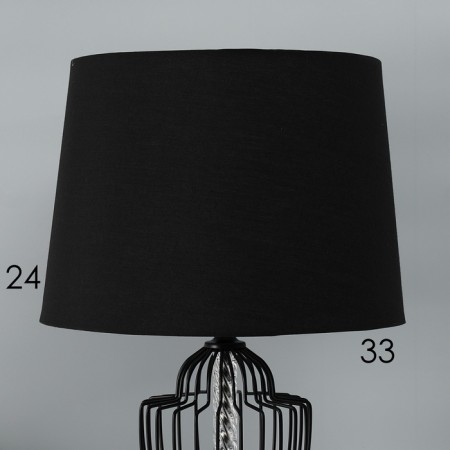 Traffic lamp with lampshade Risalux "Dzhango", E27, 40 W, Black, 33 × 33 × 58 cm-5