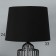 Traffic lamp with lampshade Risalux "Dzhango", E27, 40 W, Black, 33 × 33 × 58 cm
