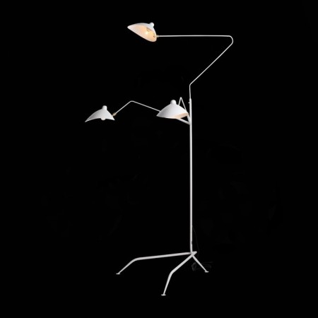 The floor lamp ST LUCE. SL305.505.03. SPRUZZO. 3x60 watts, E27, 155x155x205 cm, white color-1
