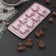 Form for ice and chocolate "Beasts", 8 cells, 25 × 11 × 2.5 cm, color mix
