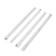 Roller guides tundra, l = 500 mm, thickness 0.8 mm, white, 2 pcs.