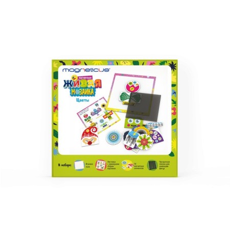 Animated magnetic mosaic "Flowers"-2