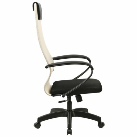 Кресло для руководителя BRABIX PREMIUM Ultimate EX-800 пластик, сетка Х2, черный/бежевый-2