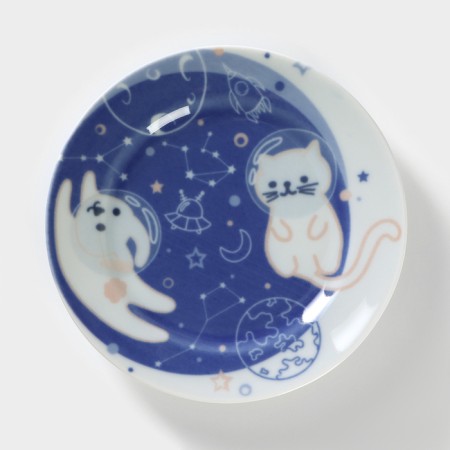 Porcelain plate "Zoomix. Idyll ", d = 17.5 cm