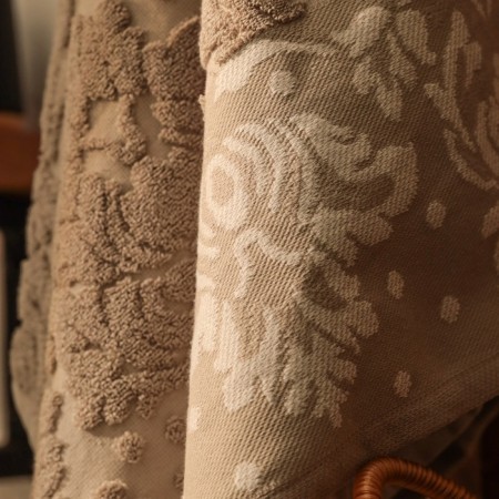 Tainted Tainted Ethel "Classic", col. Brown, 50x90 cm, 83% HL, 17% linen, 500 g/m2-3