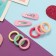 Caramel hair set (10 elastic bands 1.5 cm, 2 invisibility 3 cm) classic, pink
