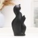 Figure "Catfits with a bend" Black, 17cm