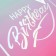 Gift package, packaging, “Happy Birthday”, 30.5 x 25.4 x 12.7 cm