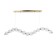 Lamp "Avyiro" 13xLED 91W 3000k brass 100x18x19-169 cm