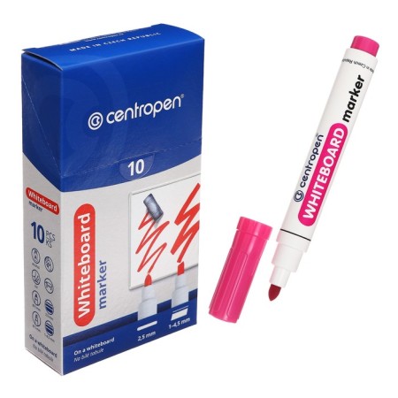 Marker for the Centropen 8559 board, diameter 5.0 mm, writing line 2.5 mm, pink-4