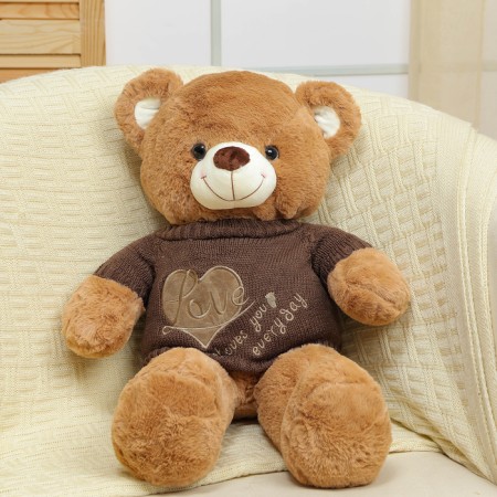 Soft toy "Bear", in a T -shirt, 60 cm-1