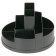 Table stand-organizer "City", rotating, black