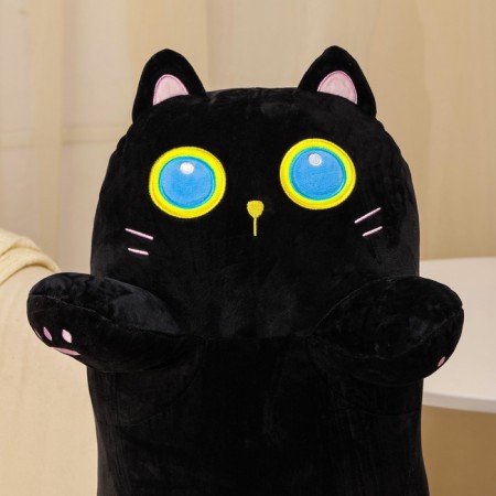 Skill of a soft toy "cat", 110 cm, black color-2