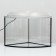 Aquarium "Sector" corner with a lid, 40 liters, 40 x 40 x 36/41.5 cm, bleached oak