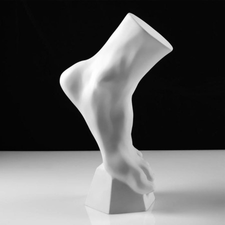 Anatomical gypsum figure: vertical foot, 14 x 23.5 x 38 cm-4