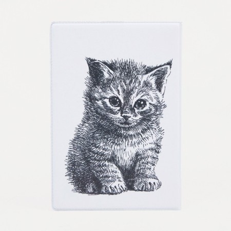 Cover for passport, white color-1