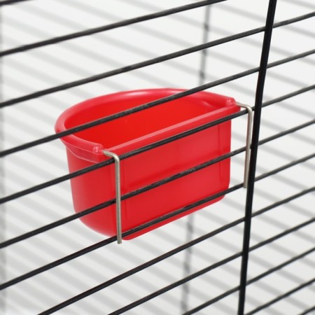 A set of bird toys (bath, feeder, mirror, swing, ladder), 35 x 28 cm-13