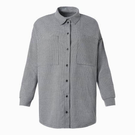 Female shirt, gray-black color, size 44-8