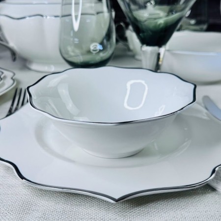 Набор салатников Lenardi Magnolia Silver, d=18 см, 6 шт