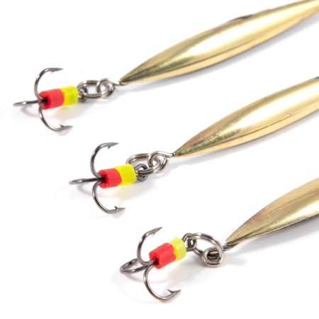 Vertical "Yaman" arrow with a tee, size 40 mm, 2.7 g, brass color-1
