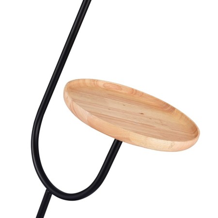 The floor lamp ST LUCE. SL1802.405.01. Amiro. 1x60 W, E27, 43x43x140 cm, black color-5