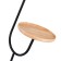 The floor lamp ST LUCE. SL1802.405.01. Amiro. 1x60 W, E27, 43x43x140 cm, black color