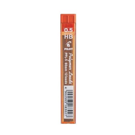 Set of neckline for mechanical pencils Pilot PPL, 12 pieces, 0.5 mm