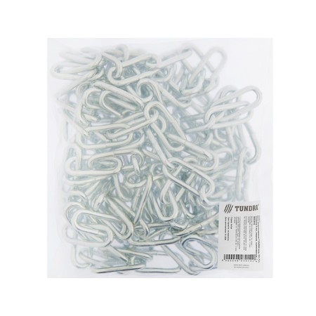 Long -green tundra chain Krep, Din763, diameter 5 mm, welded, galvanized, 5 m-1