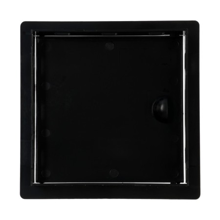 Revisionine Luke "Vento" DR1515, 150 x 150 mm, plastic, black-2
