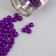 Round 6/0 beads in the bottle "Deep purple" 2x20 g set 2 pcs