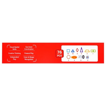 Magnetic designer "Mini-magic magnet", 76 parts-6