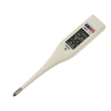AMRUS AMDT-14 electronic thermometer, moisture resistant, memory, white