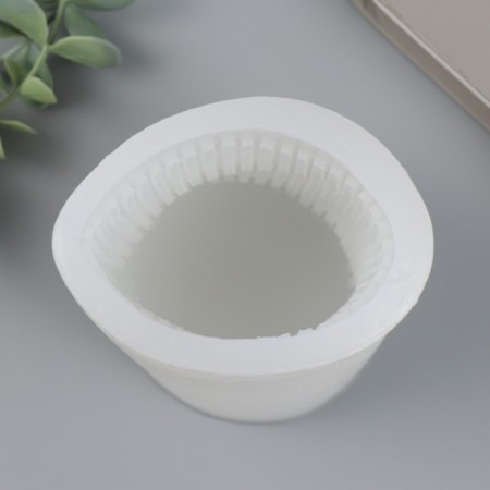 Mold Silicon for a candle "Amphite" 8x8x11 cm-3