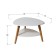 Brooklyn coffee table, 770 × 780 × 500 mm, white color