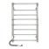 Electric towel "Sanprise" Euromix P8, 500x800 mm, left, chrome